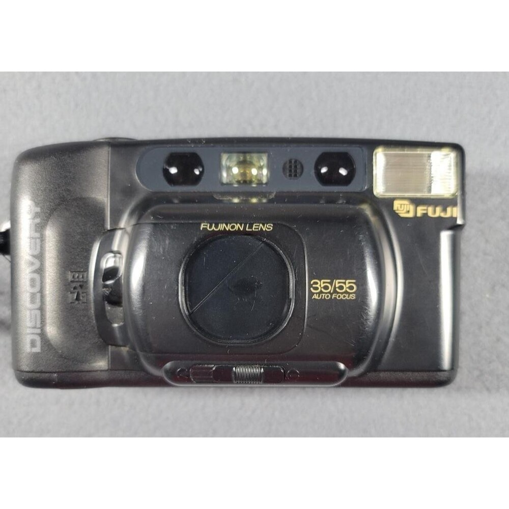 Fuji Discovery 160 Tele 35mm Camera Point and Shoot - Untested sold "as-is"